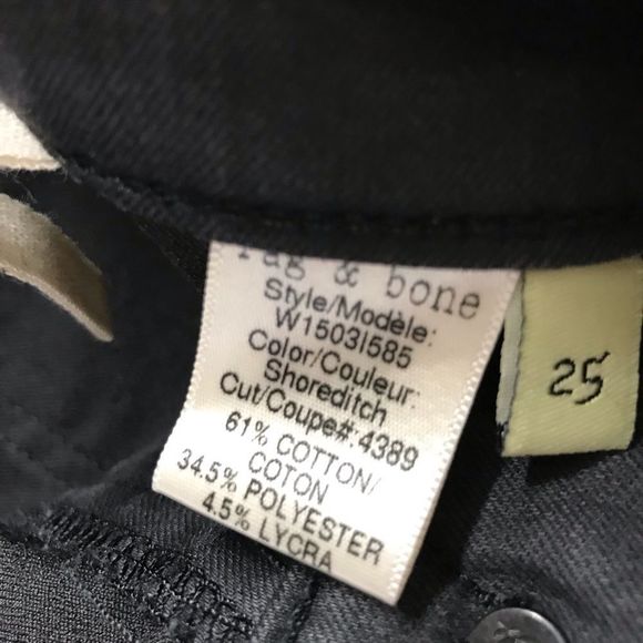 RAG & BONE‎ WAX JEGGINGS SHOREDITCH - Picture 5 of 11